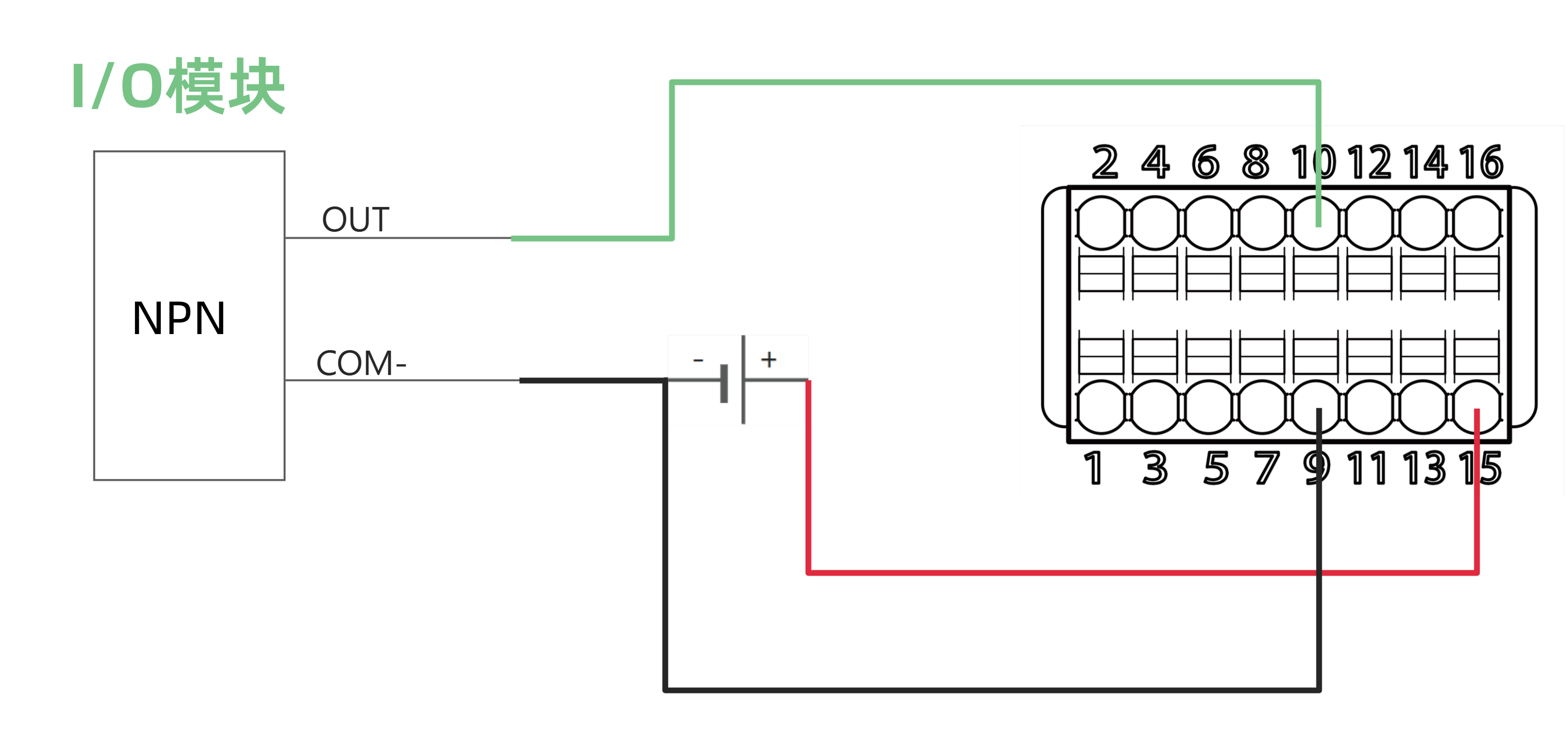 input level trigger npn