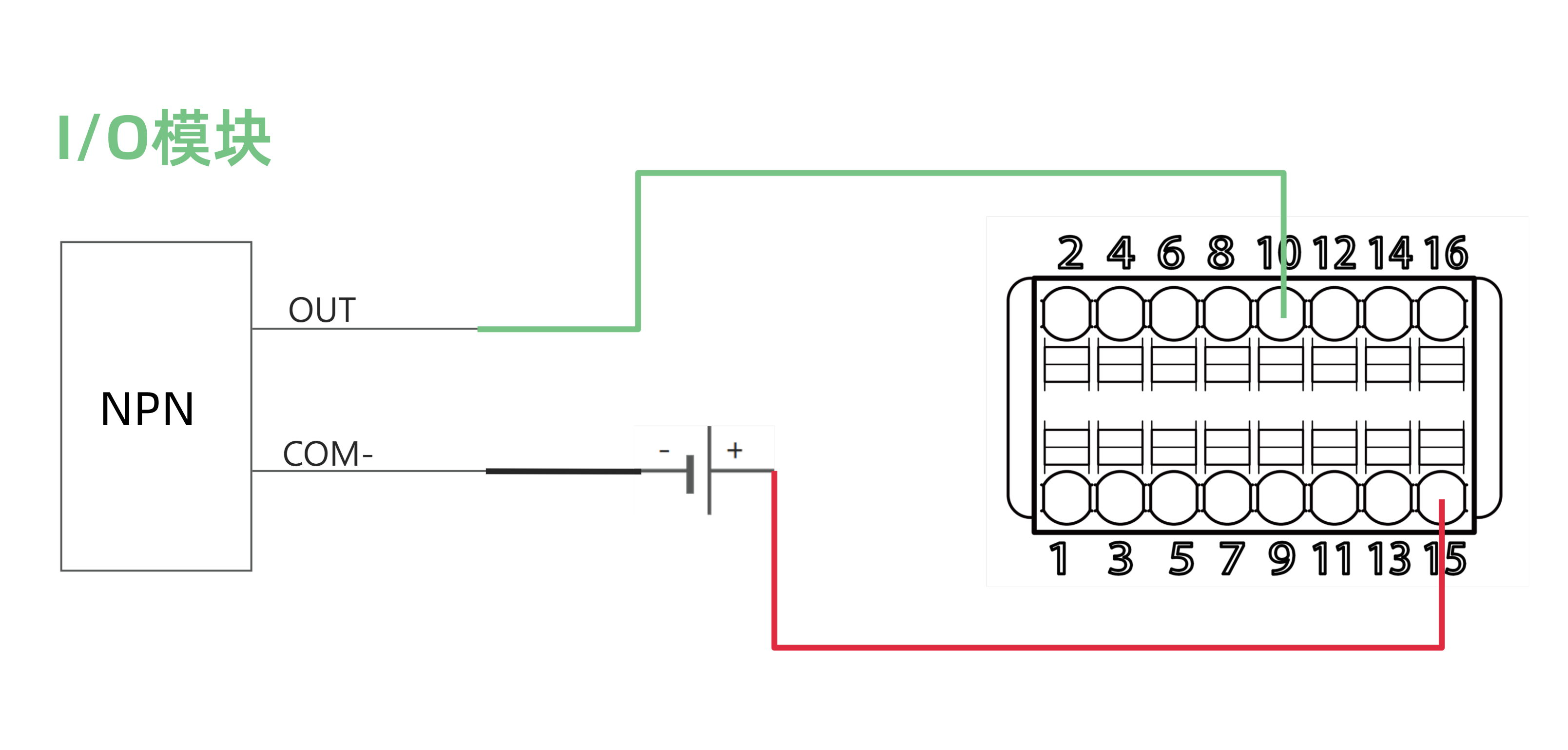 input edge trigger start lines npn