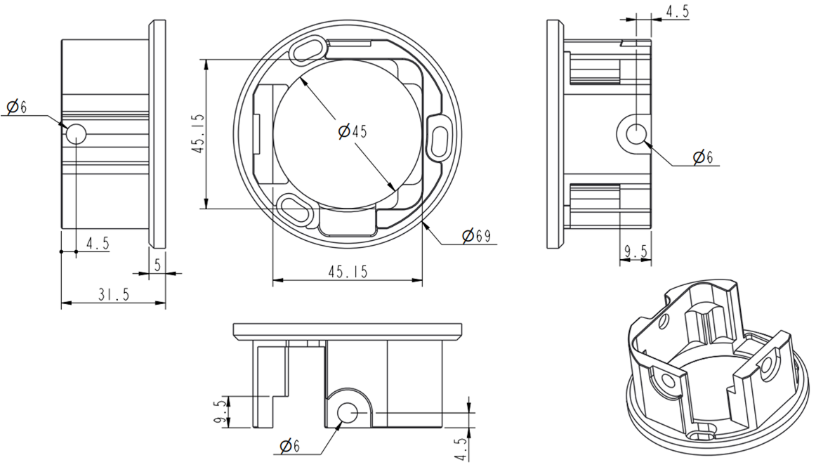 adapter dimensions