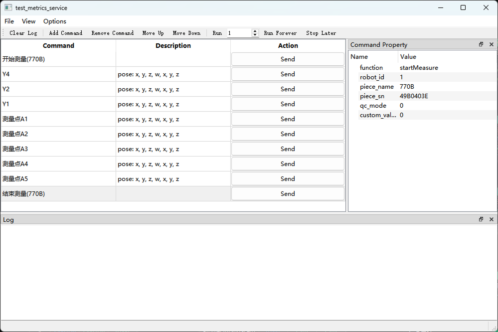 test metrics service