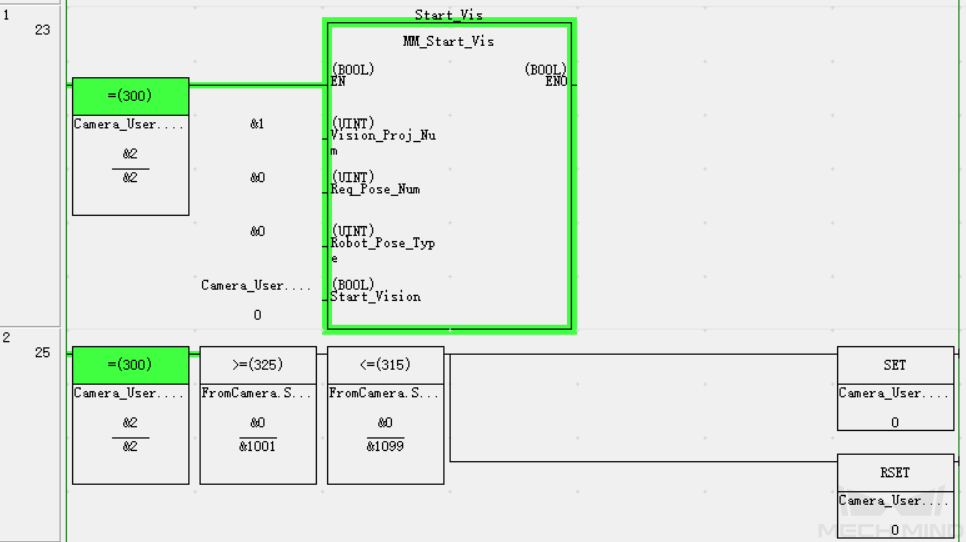 get vis results automatically 1