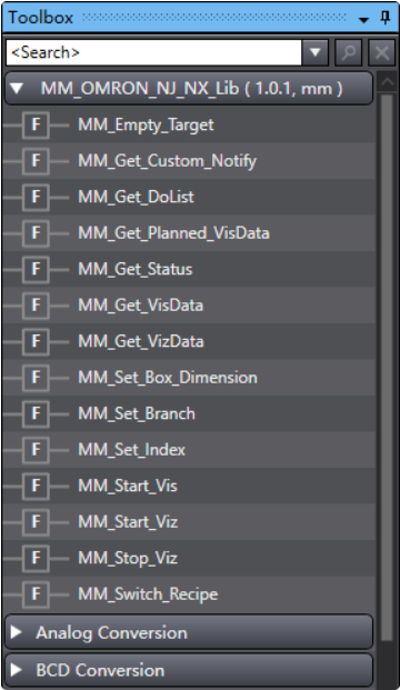 sysmac param toolbox