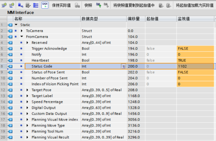 get visual point from vision 14