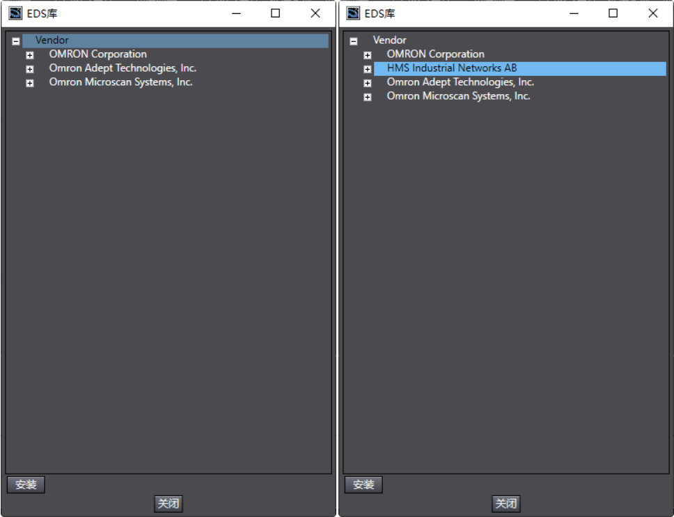sysmac eds setup
