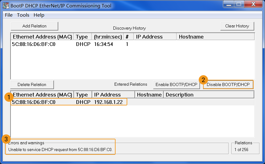 ethernet ip ab 16