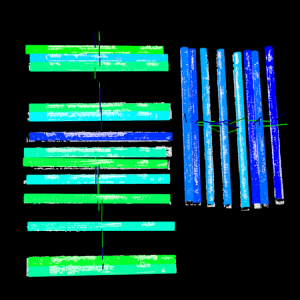 3d matching using merged artifact point clouds