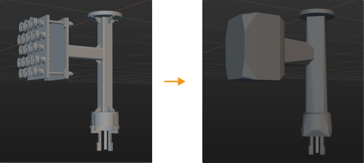 viz end tool configuration effect