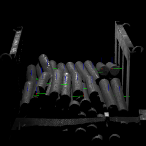 z axis point upward