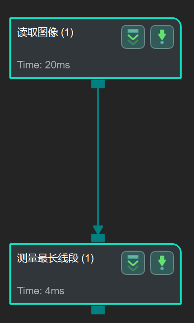 measure longest line segment application sample