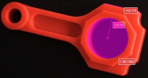 measure distances points to segments measure result