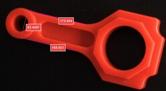 measure distances segments to segments measure result