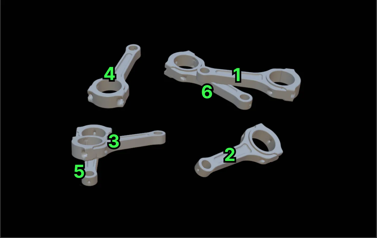 ascending by overlap ratio