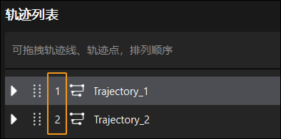 trajectory line number