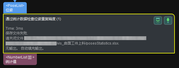 poses repeatability statistics error 3