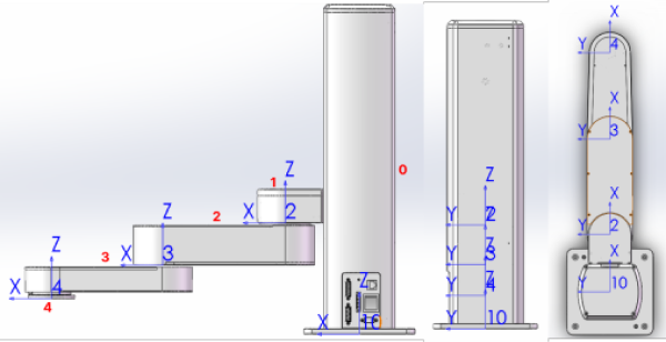 robot configuration four scara 2