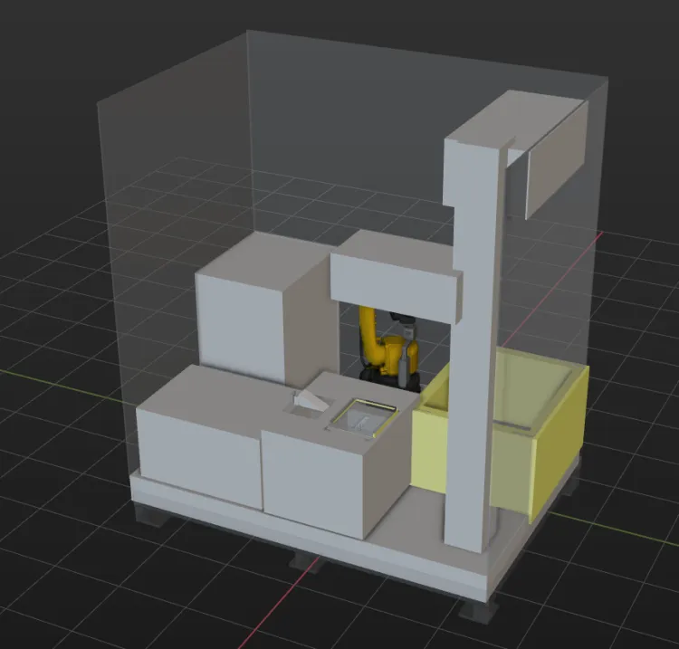 simplified workstation model